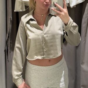 Zara Cropped Blouse